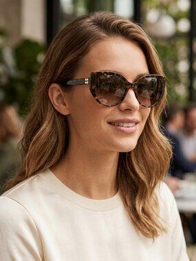 NEW KATE SPADE SERAPHINA/G/S 0086HA HAVANA BROWN GRADIENT AUTHENTIC SUNGLASSES